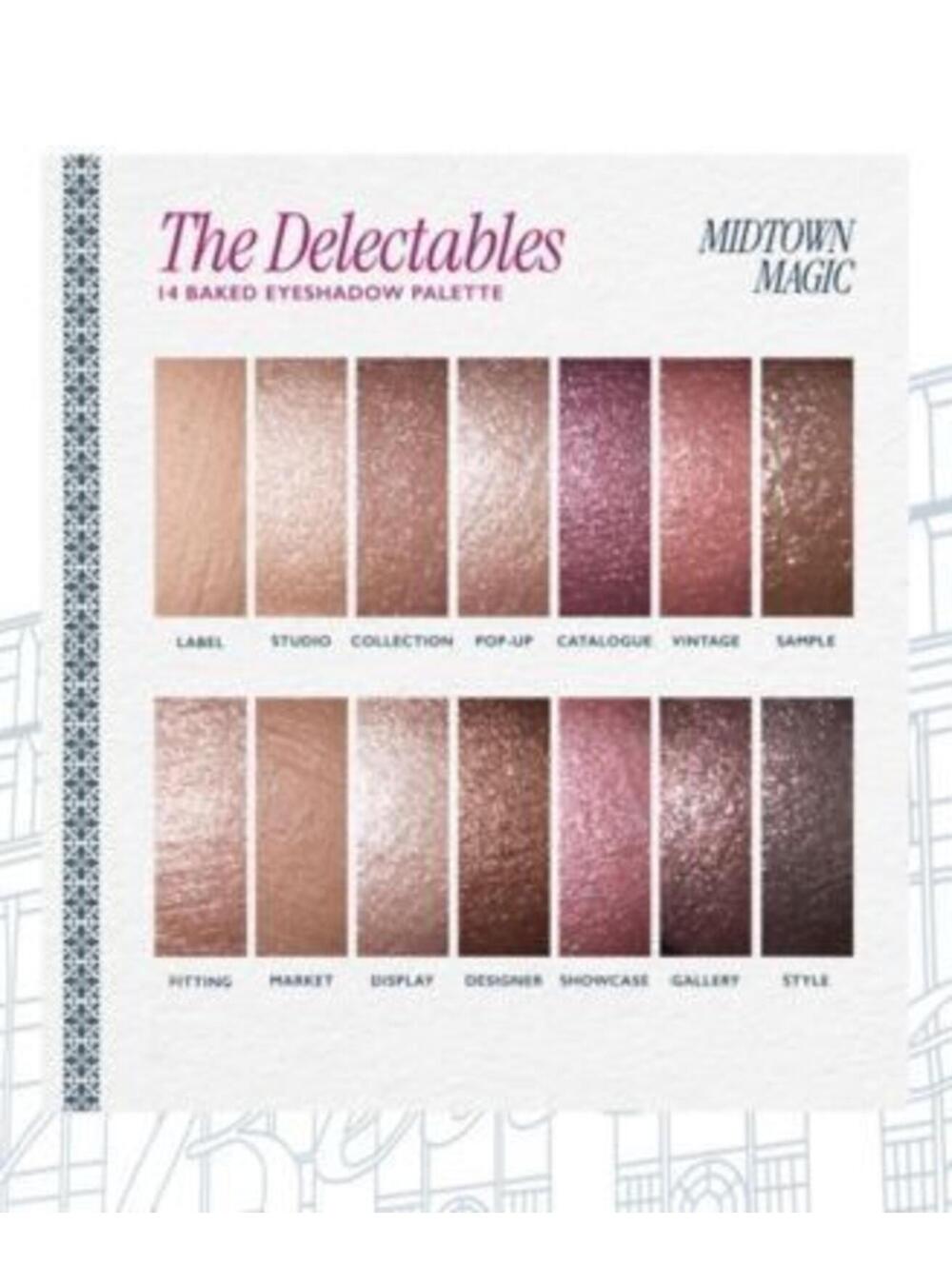 Laura Geller 14-Pan Baked Eyeshadow Palette Soho Shimmers Neutral